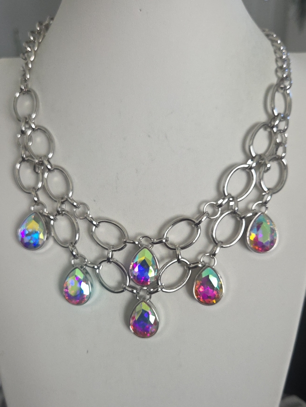 Paparazzi Show Stopping Shimmer Multi Necklace NWT